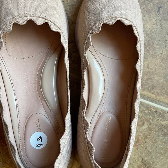 Taryn Rose "Dasha" ballet nude flats sz 6 Excllnt - Picture 7 of 12